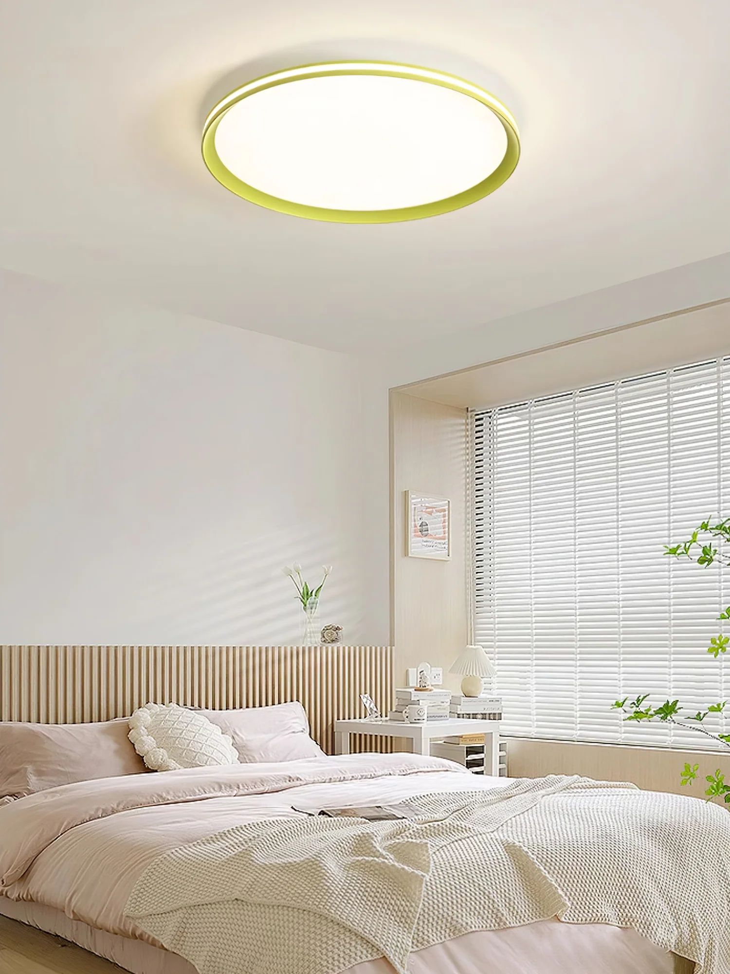 Потолочный светильник Acrylic Circular LED - ∅40см x 3см, зеленый, 3000-6500К