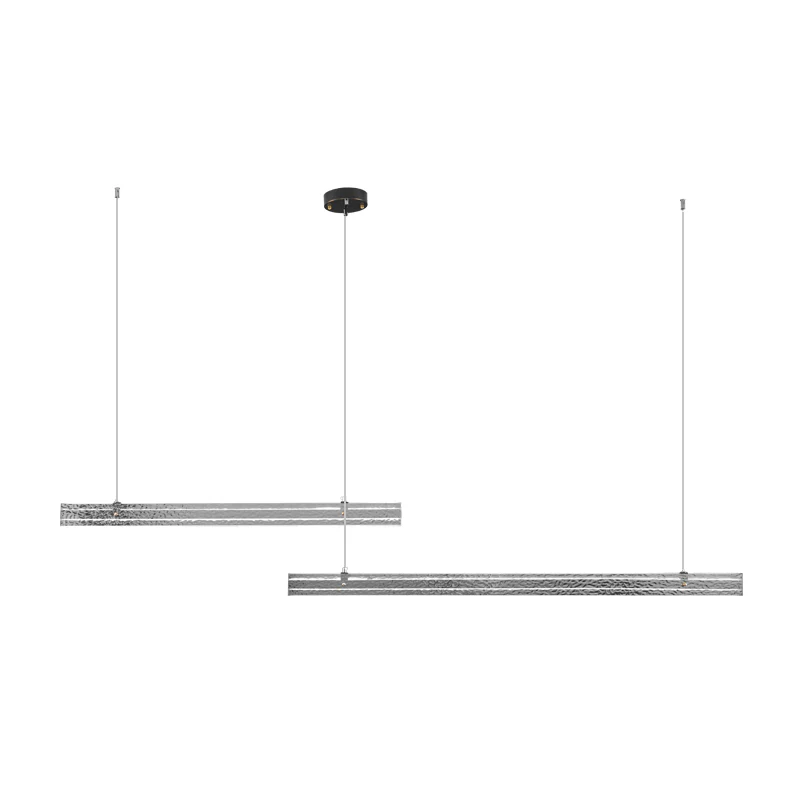Подвесной светильник Linear Ribbon Island - 150см x 12см x 20см, черный, 3000-6500К