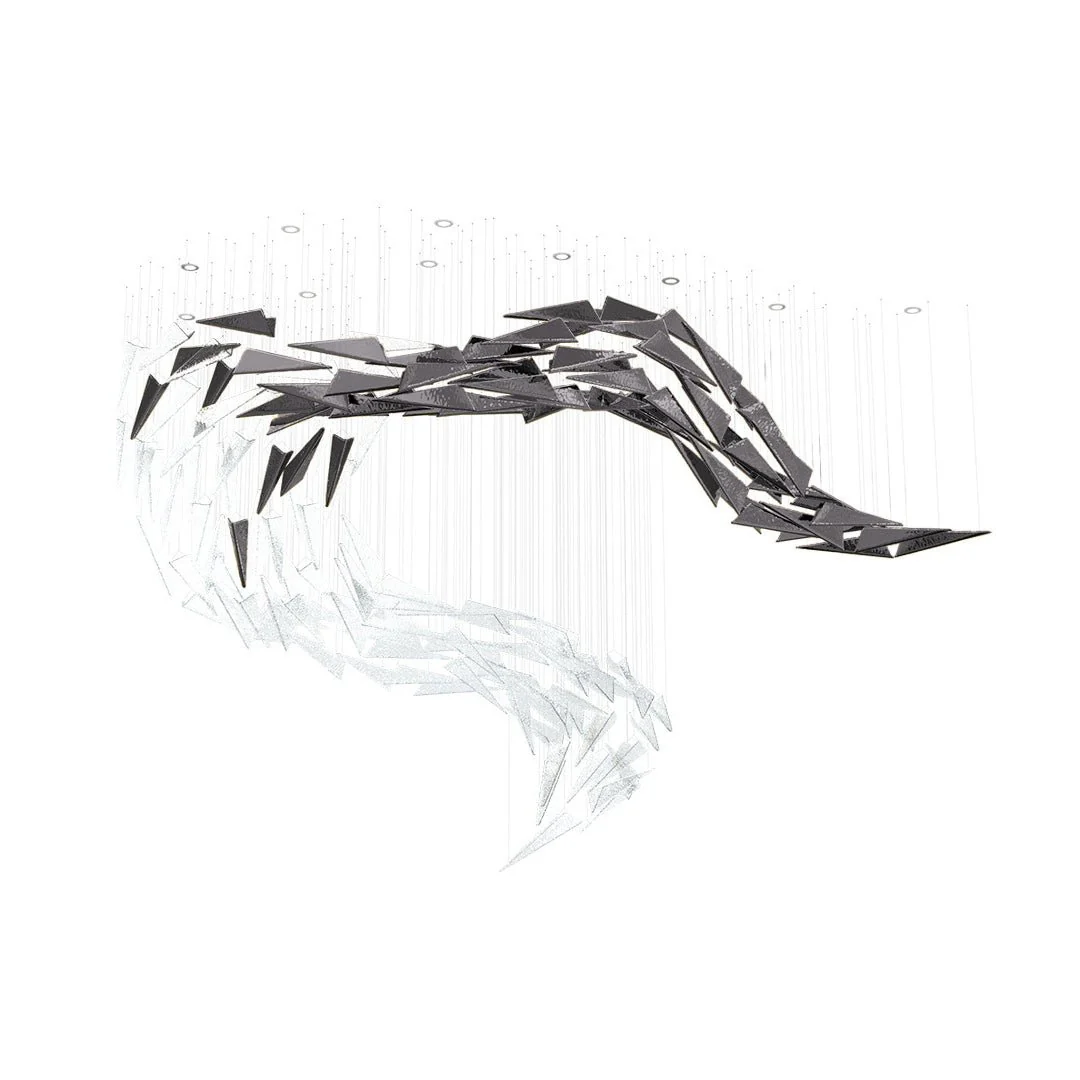 Люстра Breeze - 100см x 200см, кастом, теплый свет
