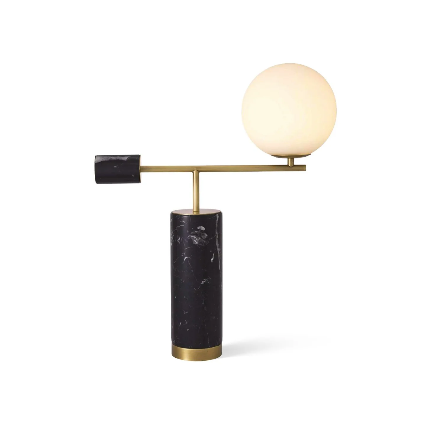 Bendik Ceramic Desk Lamp - ∅ 19.7″ x H 25.2″ / Dia 50cm x H 64cm / Black+Gold / AU plug
