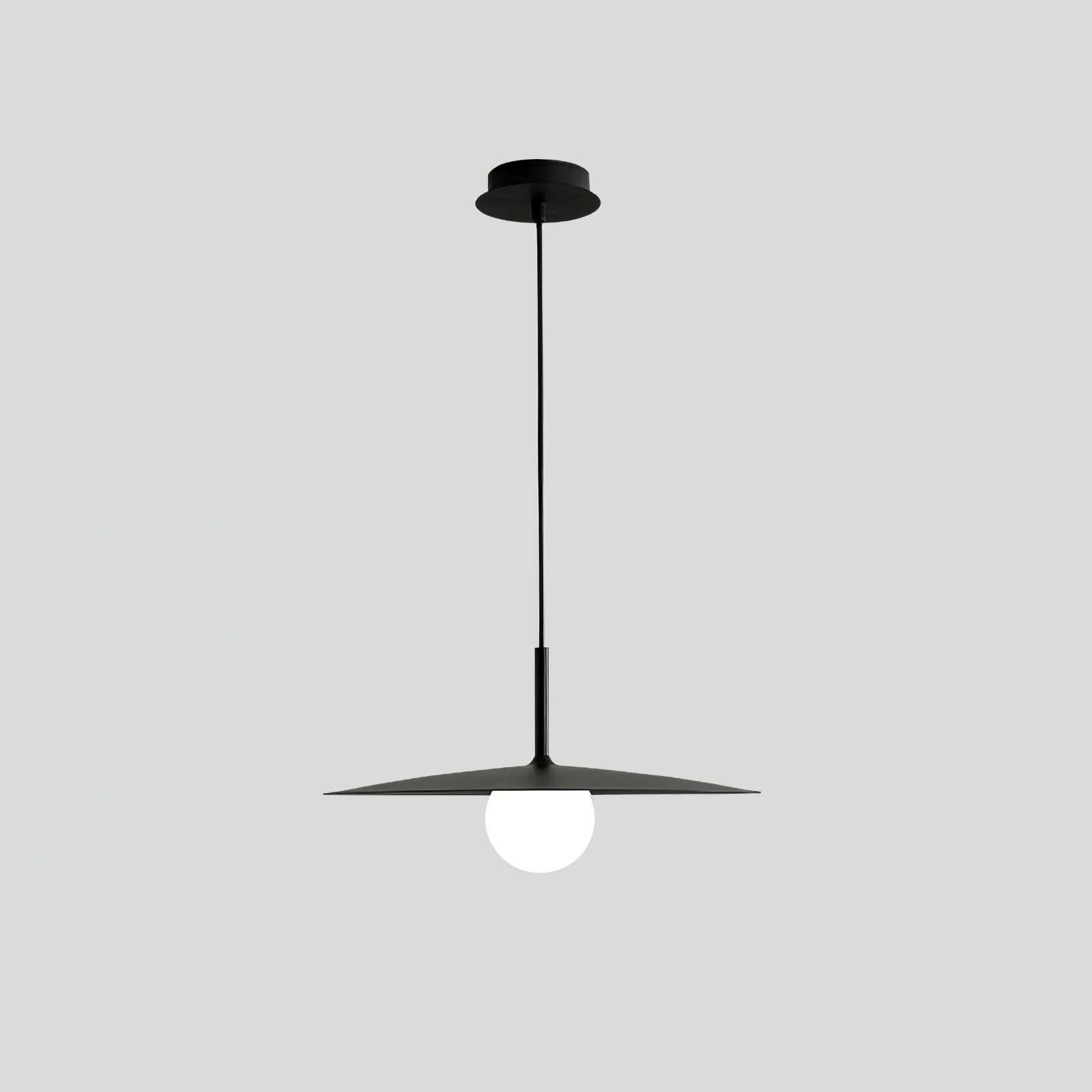 Подвесной светильник Gea Flying Saucer - ∅40см x 20см, черный