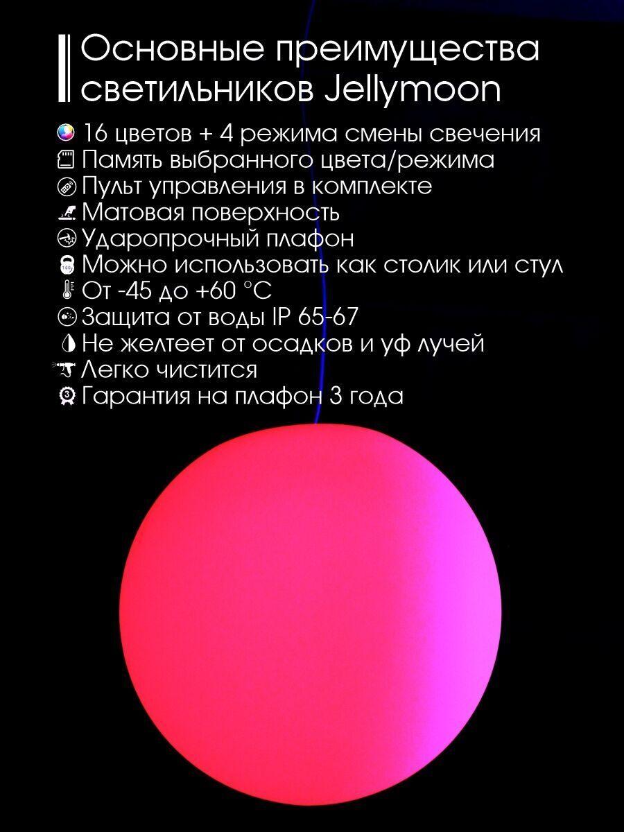 Подвесной разноцветный шар 30 см Jellymoon RUS JM S30RGB