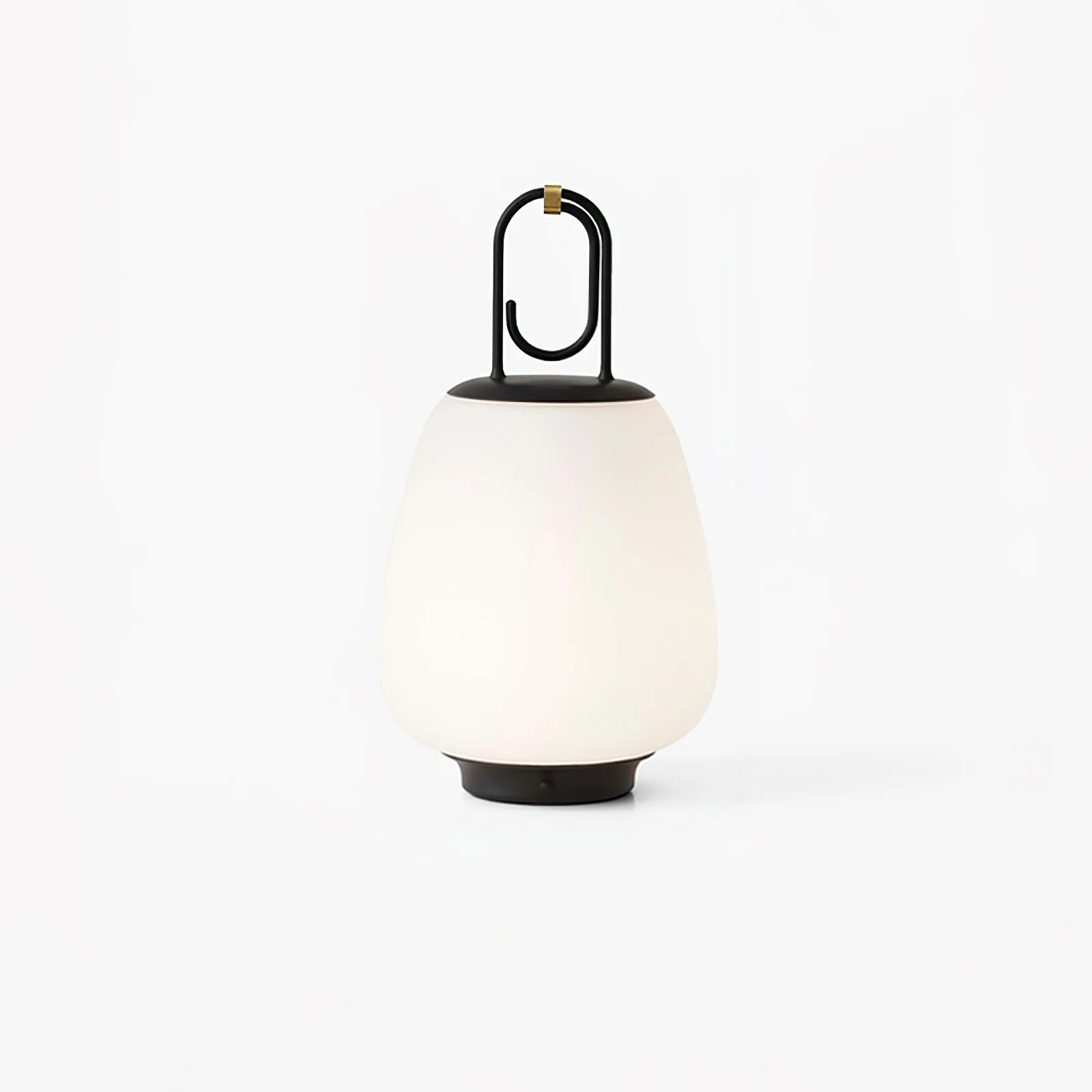 Настольный светильник Hyggelite Lantern - ∅16см x 28см, розовый, белый, теплый свет