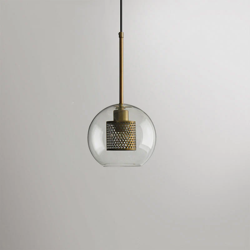 Подвесной светильник Chiswick Glass - груша, ∅25см x 28см, черный, стекло