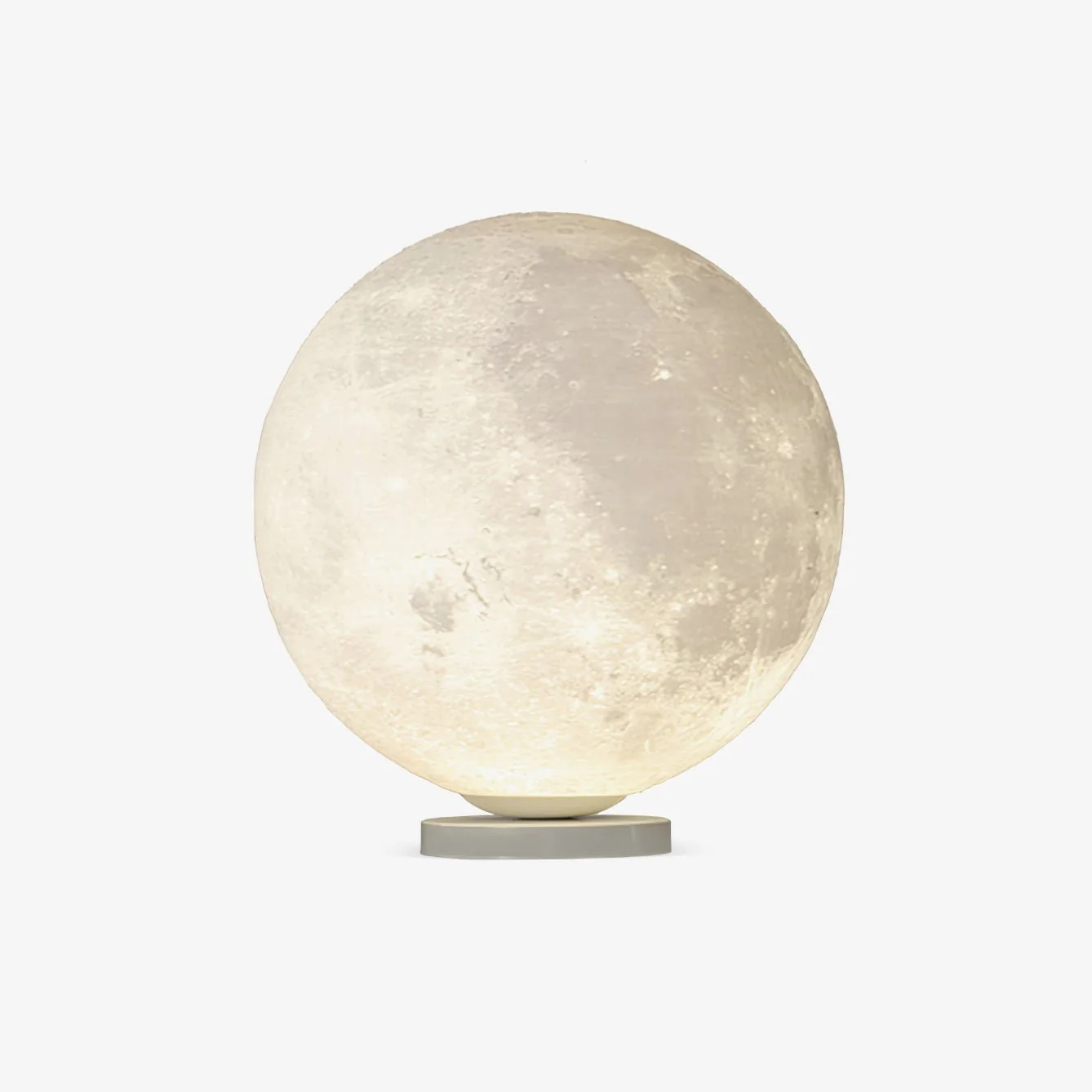 Настольный светильник Moon - ∅60см x 60см, белый, теплый свет