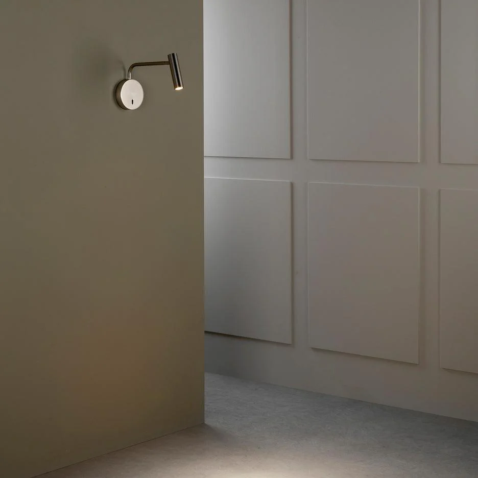 Настенный светильник Minimalist Disc LED - ∅24см x 16см, белый, холодный свет
