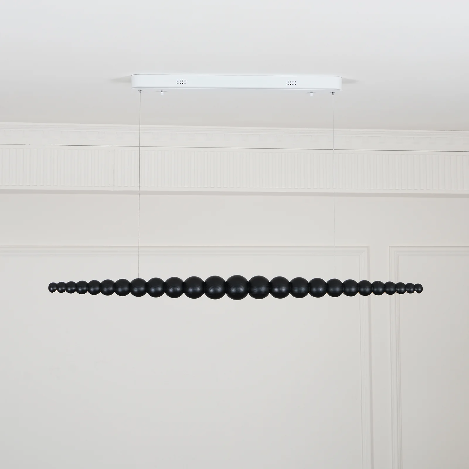 Подвесной светильник Woodline Orb - 140см x 8см, дерево, теплый свет