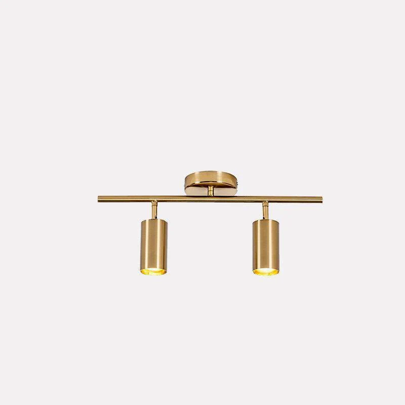 Потолочный светильник Cylinder Brass Series - 4 источника света ∅85см х 17см, латунь