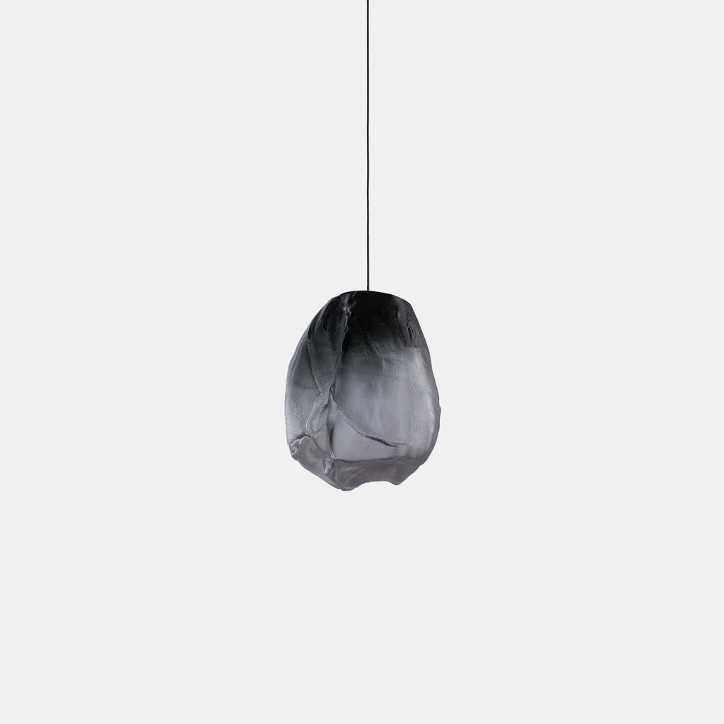 Подвесной светильник Liquid Glass Stone - 3 подвеса ∅30см x 120см, белый, теплый свет