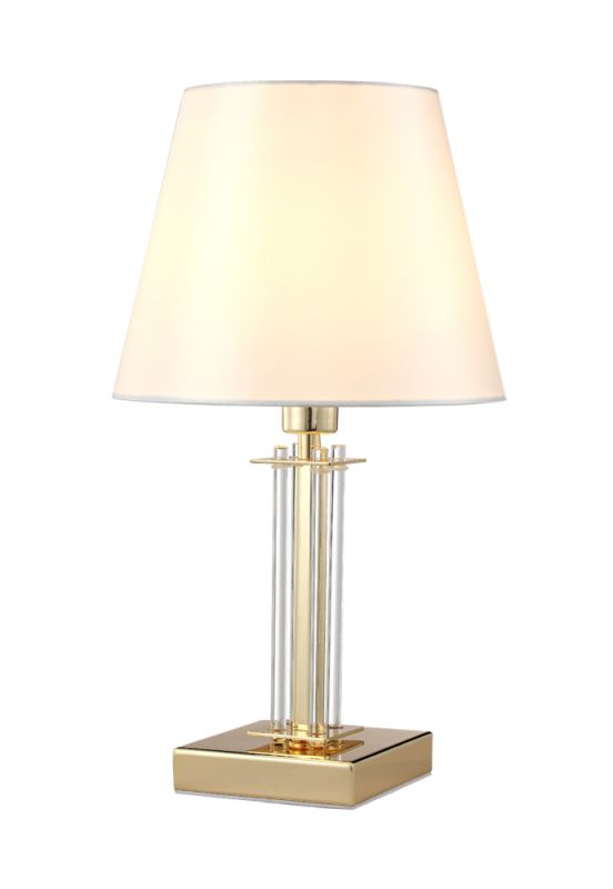 Настольная лампа Crystal Lux NICOLAS NICOLAS LG1 GOLD/WHITE