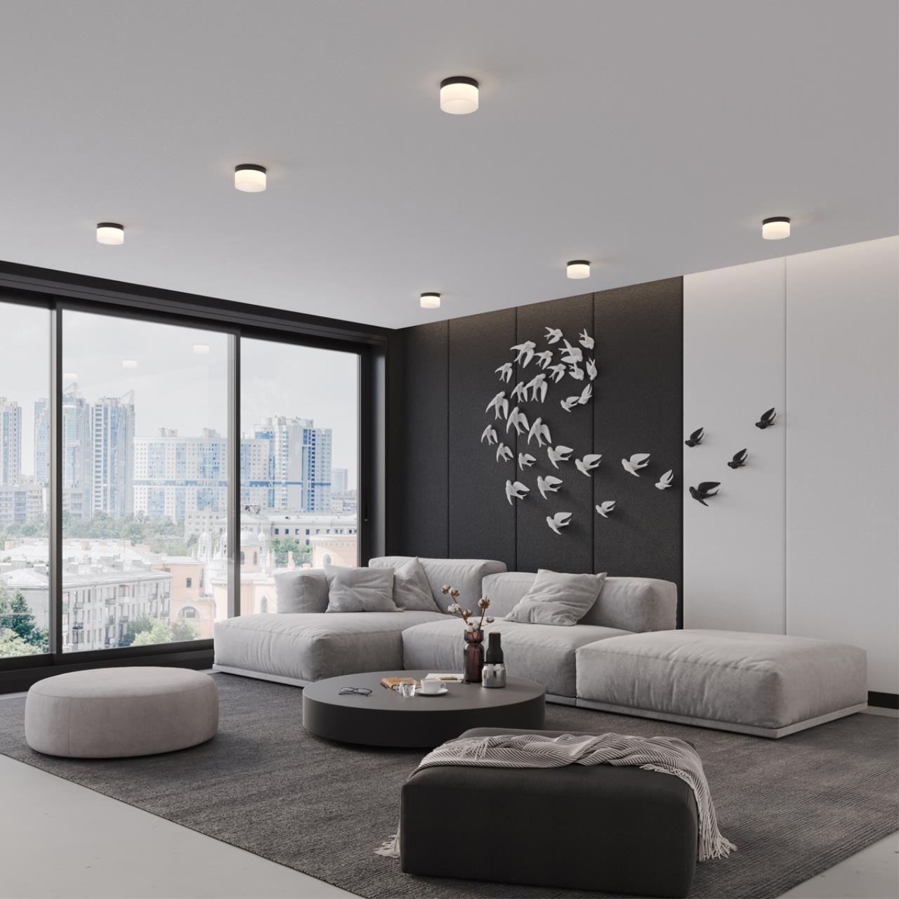 Светильник накладной светодиодный NovoTech AURA LED 18W 4000K 1170Лм 359445 OVER
