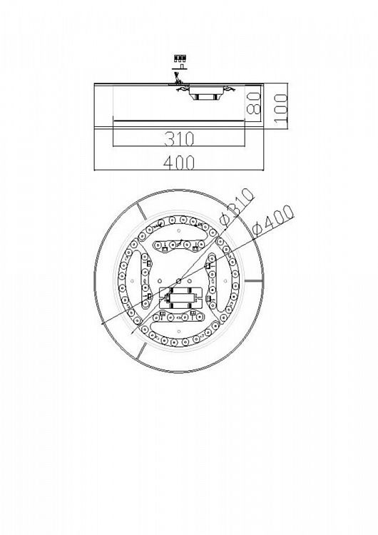Потолочный светильник Freya LED Zoticus FR6005CL-L36G