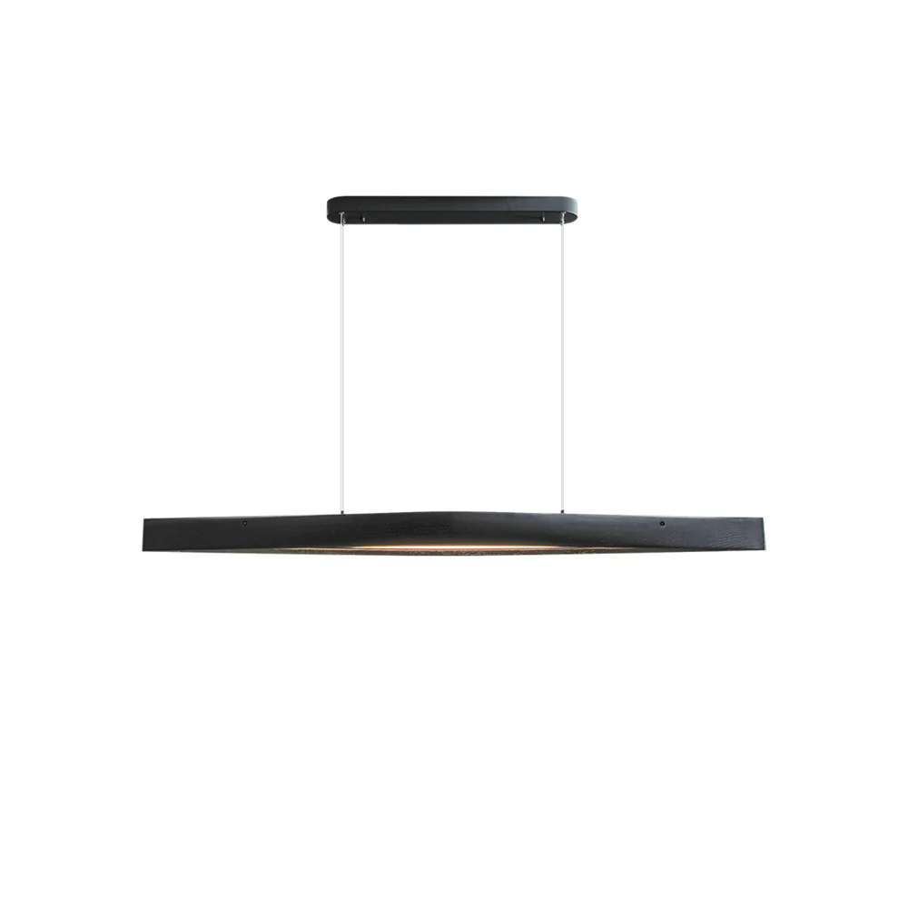 Подвесной светильник Horizon Linear Wood - 148см x 19см x 8см, дерево, теплый свет