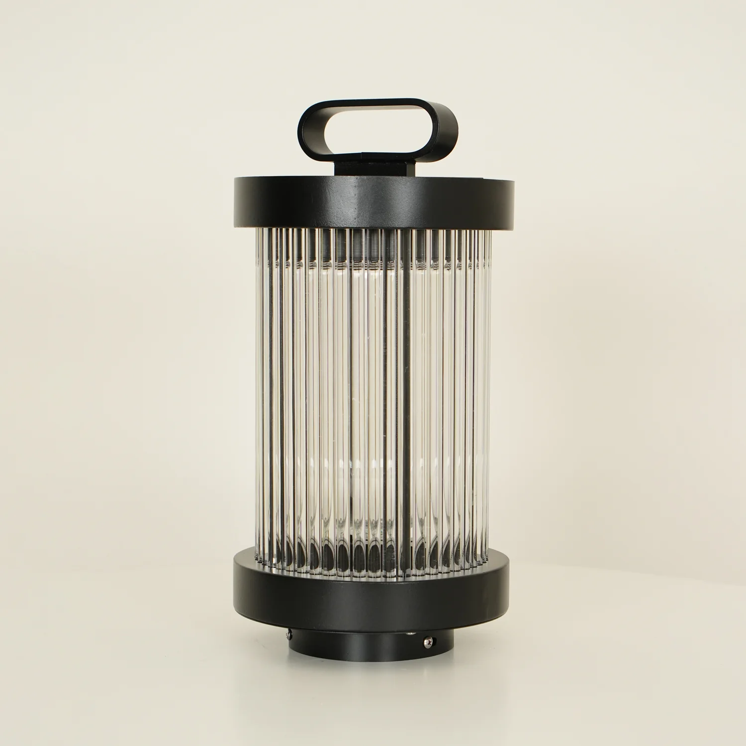Уличный светильник Lantern Garden Solar - ∅20см x 36см, черный, прозрачный, теплый и холодный свет