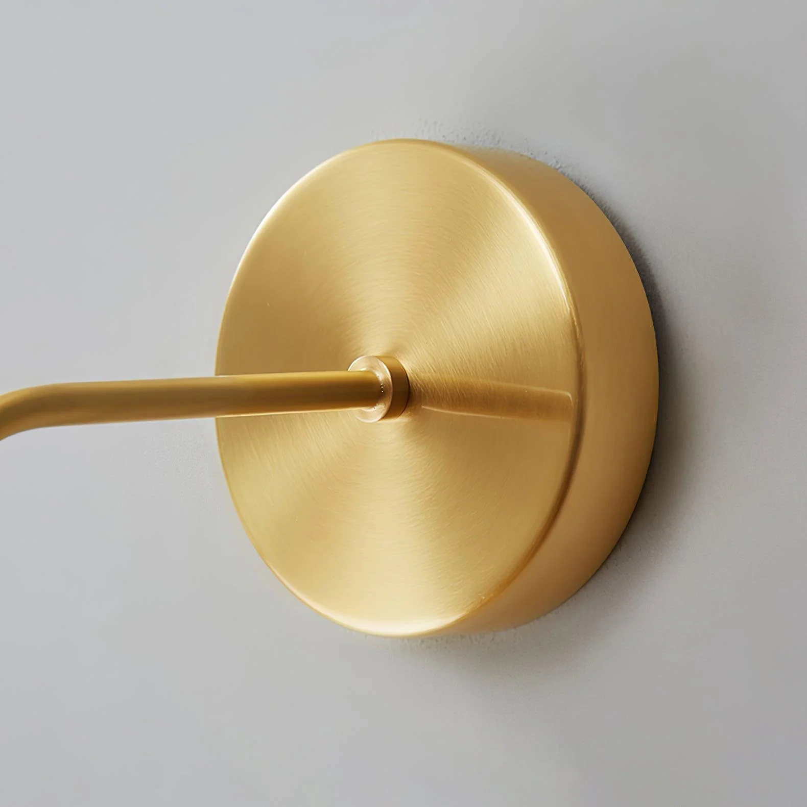Настенный светильник Oval LED Brass - ∅9см x 68см, золотой, 3000-6500К