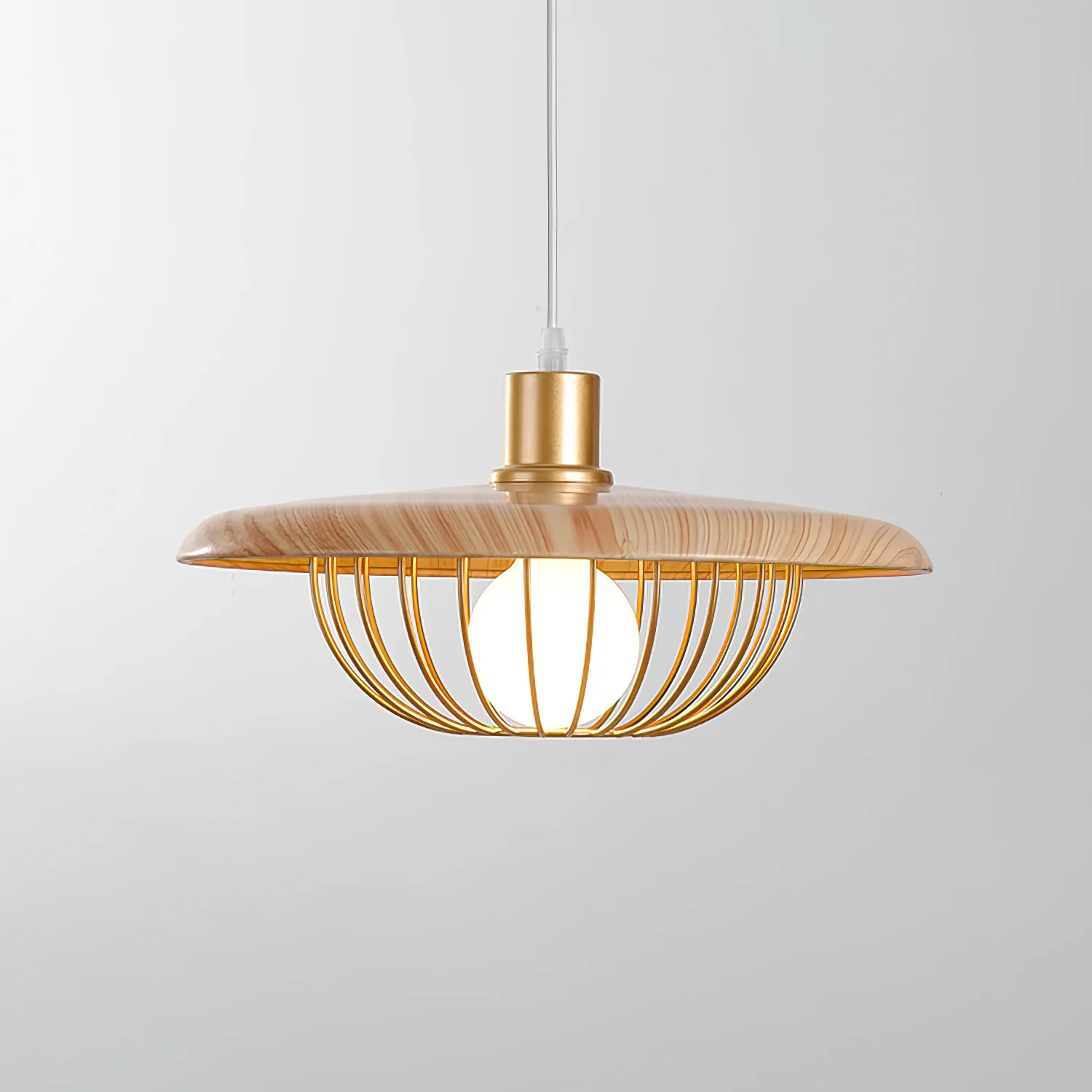 Подвесной светильник Kasa - ∅35см x 20см, медь