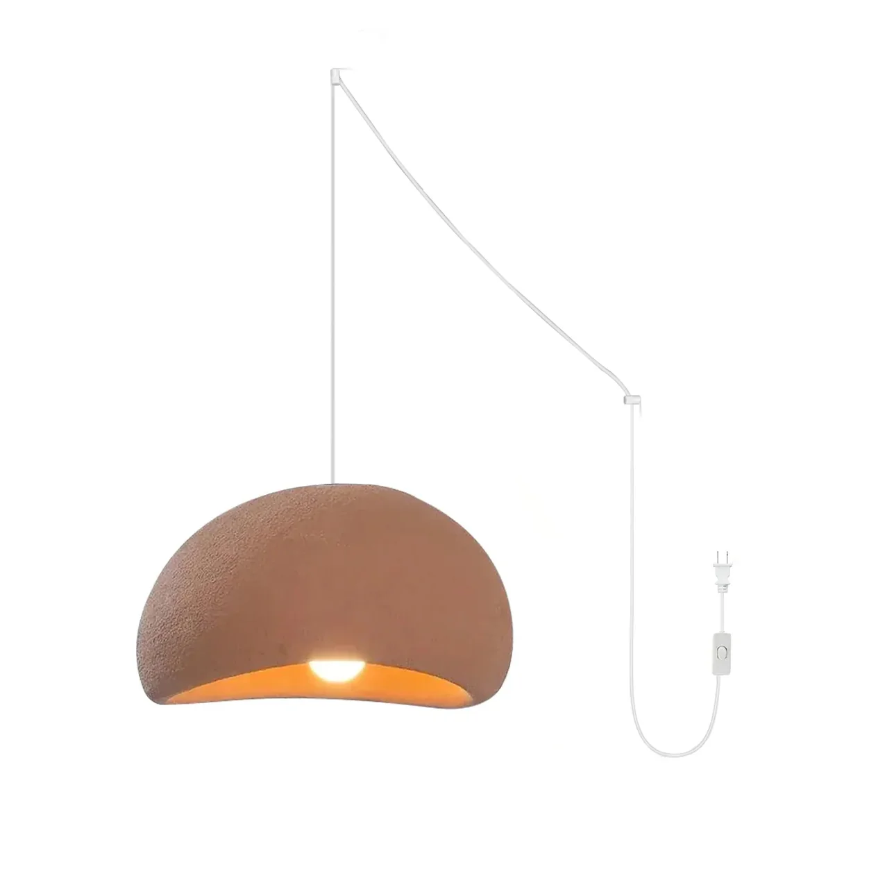 Подвесной светильник Khmara Cloud Swag - ∅50см x 26см, белый