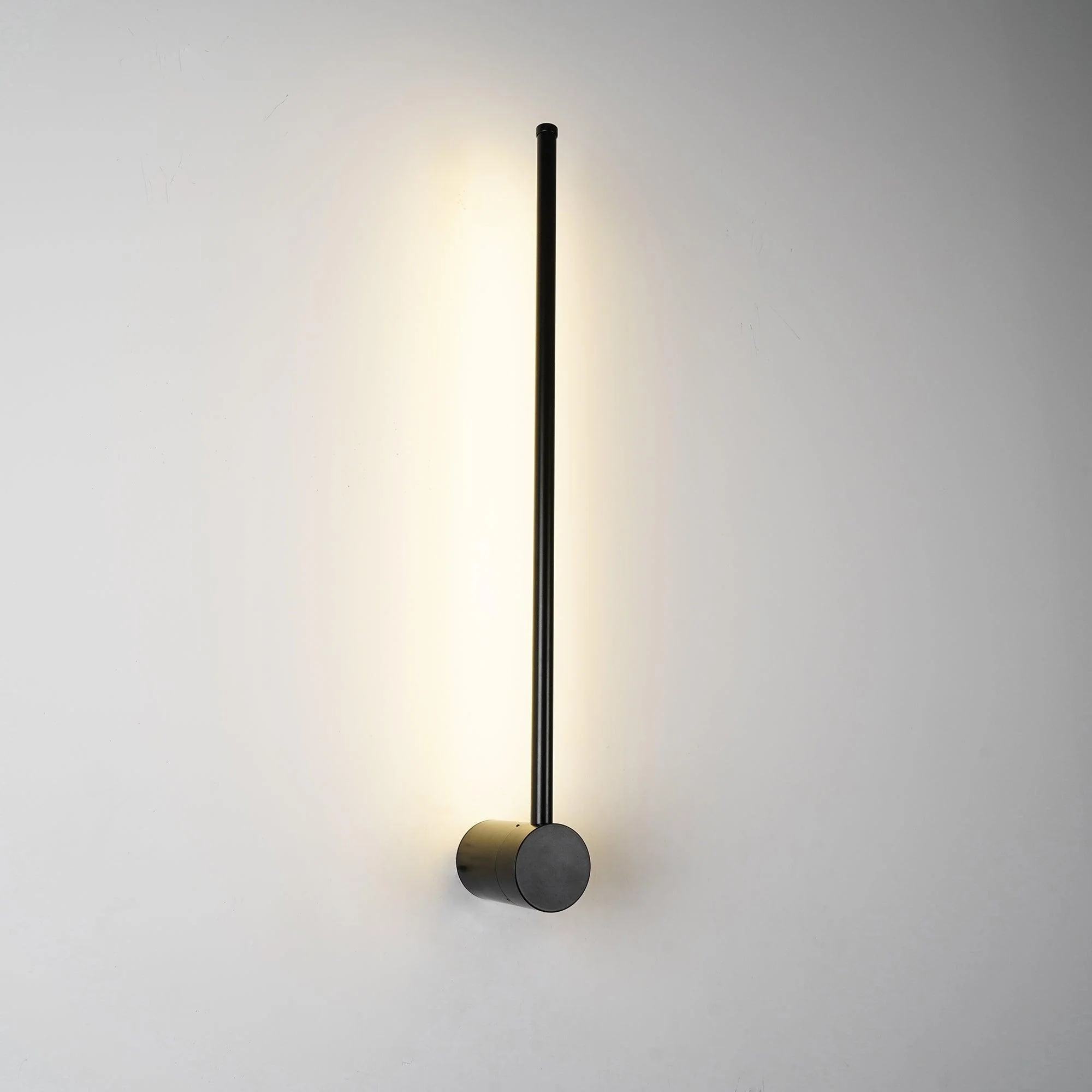 Linear LED Wall Light - Model C Set of 2 / Black / Cold Light