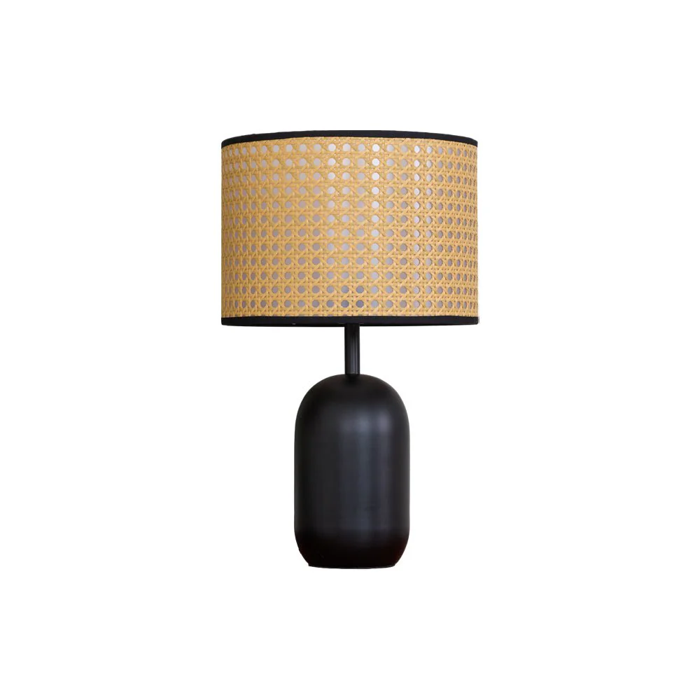 Nico Table Lamp - ∅ 9.8″ x H 16.9″ / Dia 25cm x H 43cm / Black / AU plug