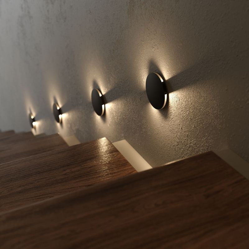 Светильник светодиодный черный Elektrostandard Step MRL LED 1119