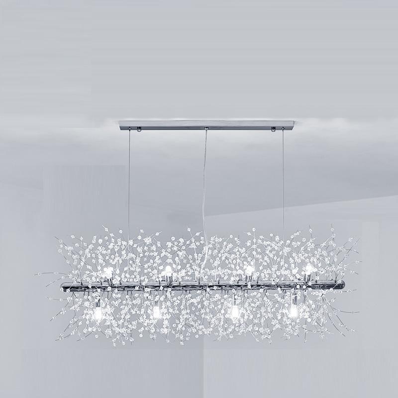 Люстра Dandelion - 9 источников света 72см x 40см, золотой