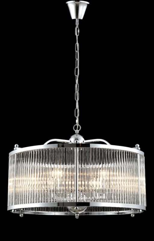 Люстра Crystal Lux TADEO TADEO SP6 D600 CHROME/TRANSPARENTE