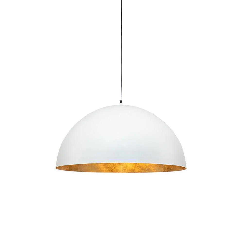 Подвесной светильник Marlow Dome - ∅35см x 22см, черный, золотой
