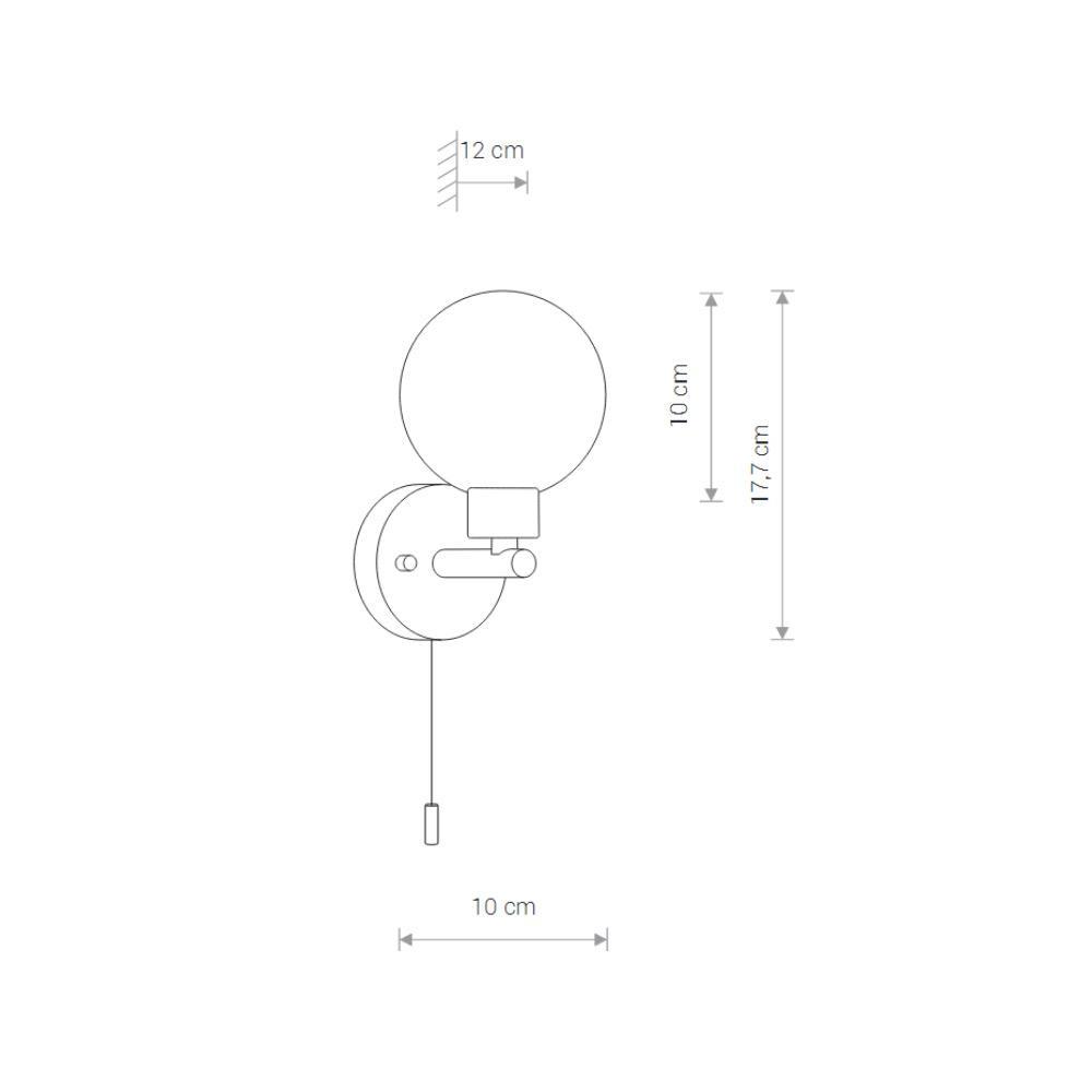 Настенный светильник Nowodvorski Simi IP44 G9 10W 8052