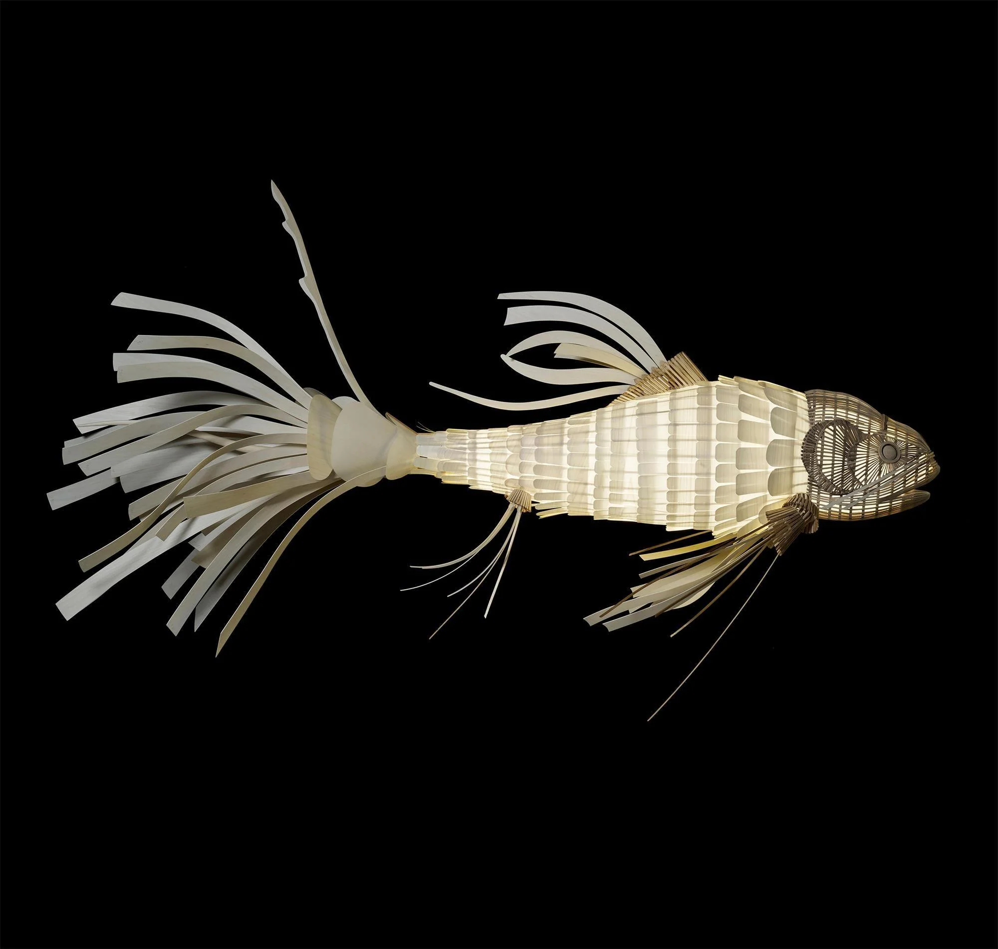 Люстра Koi - 180см x 82см x 88см, дерево