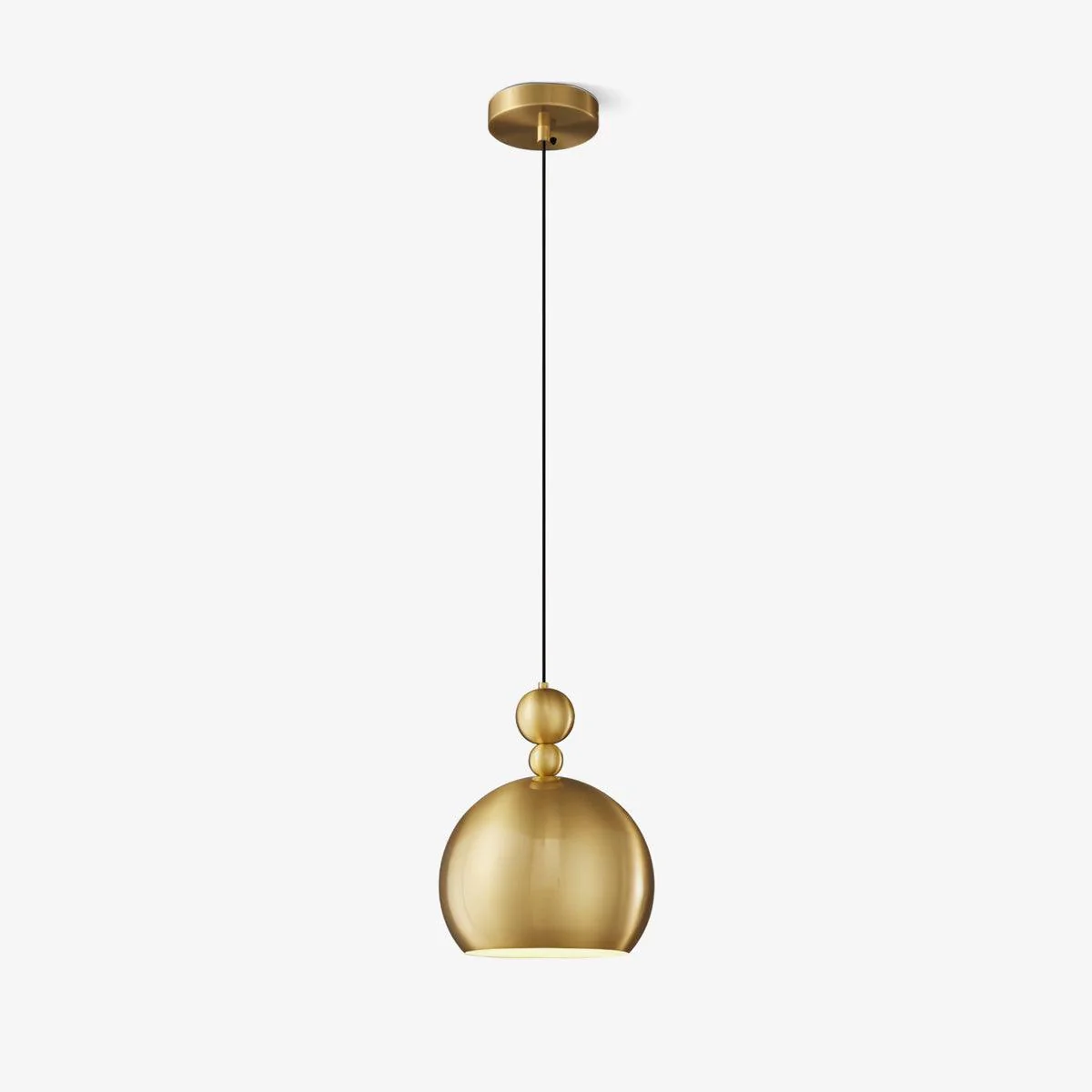 Подвесной светильник Palla Brass - ∅18см x 23см, черный