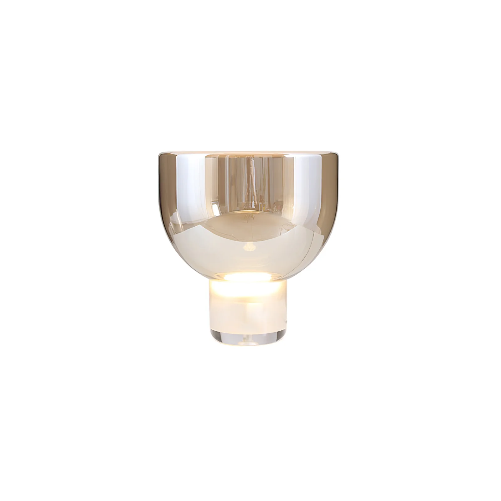 Aella Table Lamp - ∅ 14.9″ x H 14.5″ / Dia 38cm x H 37cm / Cognac / UK plug