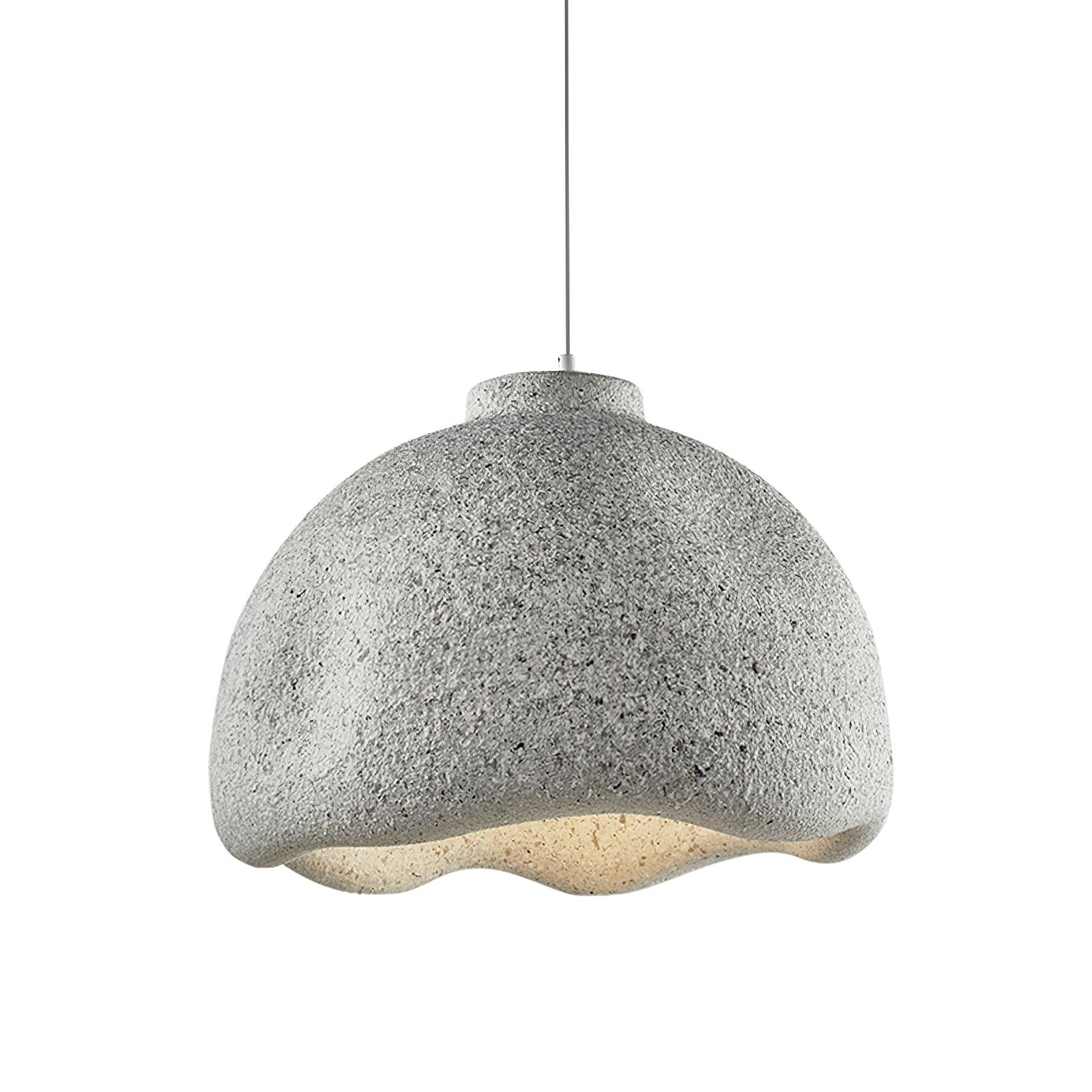 Подвесной светильник Bells Speckled - ∅35см x 26см, светло-серый