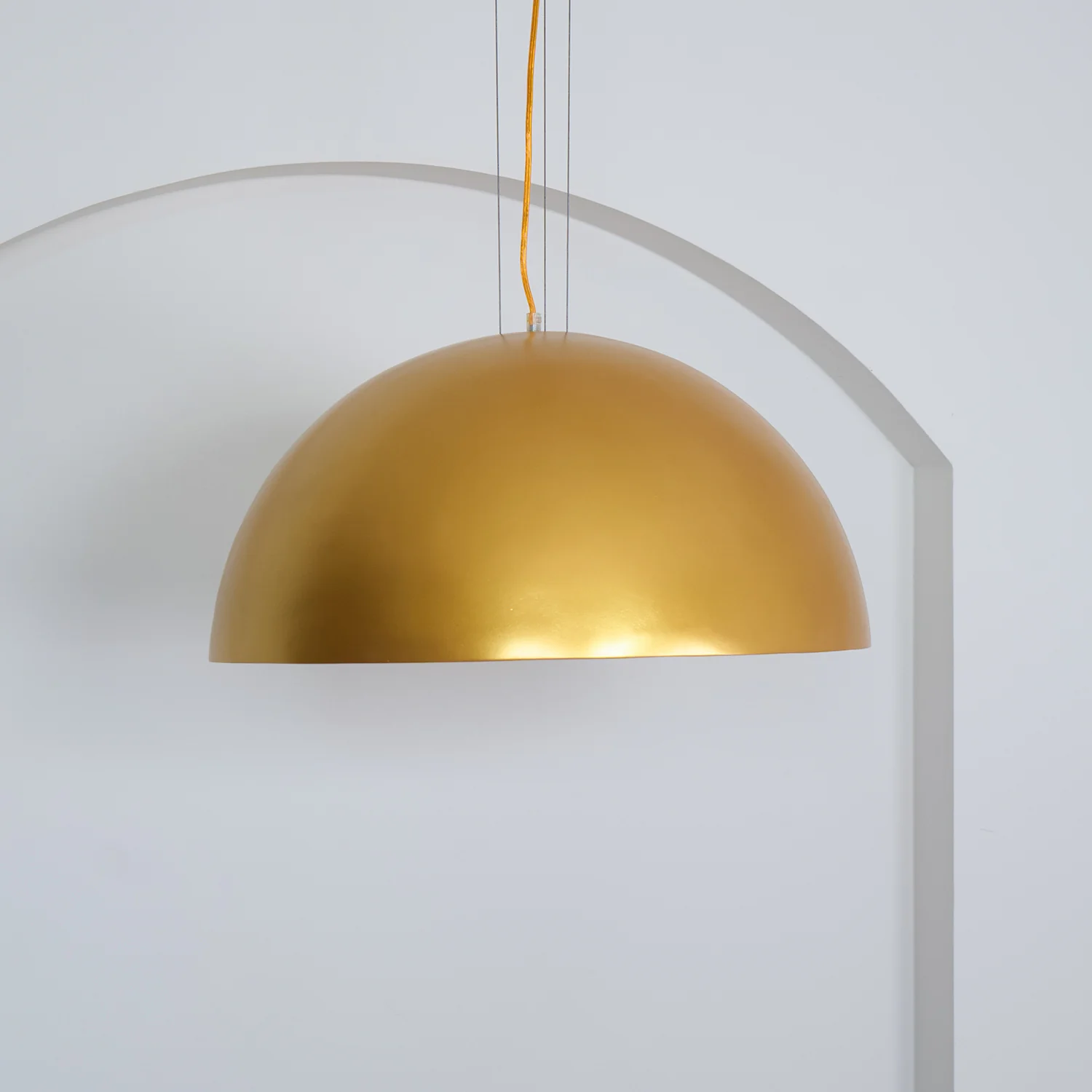 Подвесной светильник Hemisfera Suspension - ∅90см x 45см, ржаво-коричневый