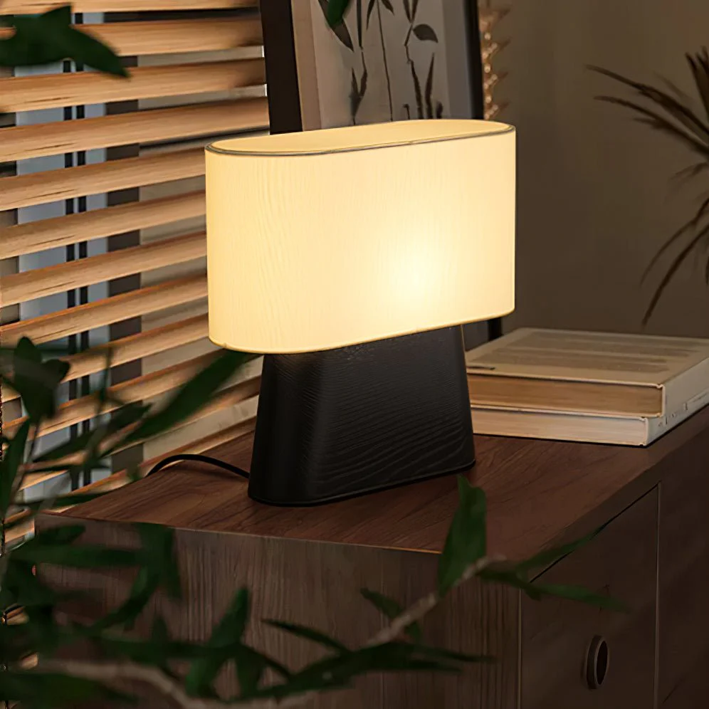 Настольный светильник Habitat - ∅37см x 36см, дерево, белый