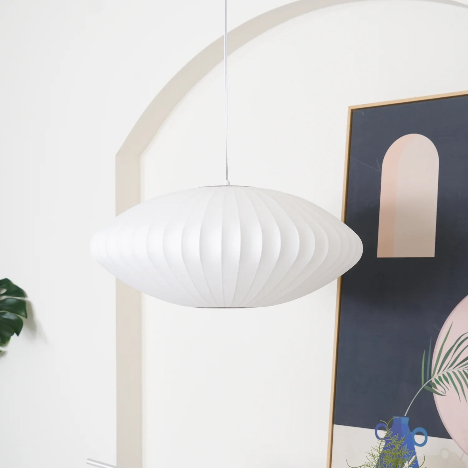 Bubble Swag Lights - Model B ∅ 19.7″ x H 8.7″ (2 hooks) / White / US plug
