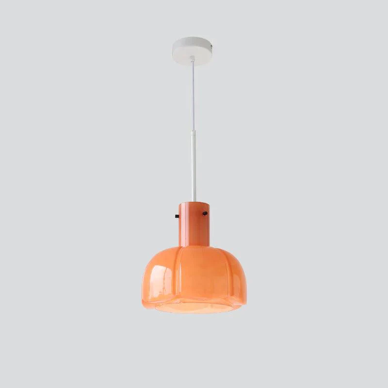 Подвесной светильник Lumina Petal Glass - ∅26см x 40см, коричневый