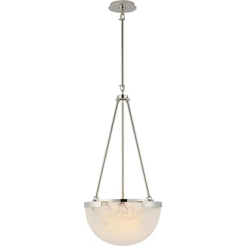 Люстра Istar Alabaster - ∅38см x 79см, золотой, белый, теплый свет