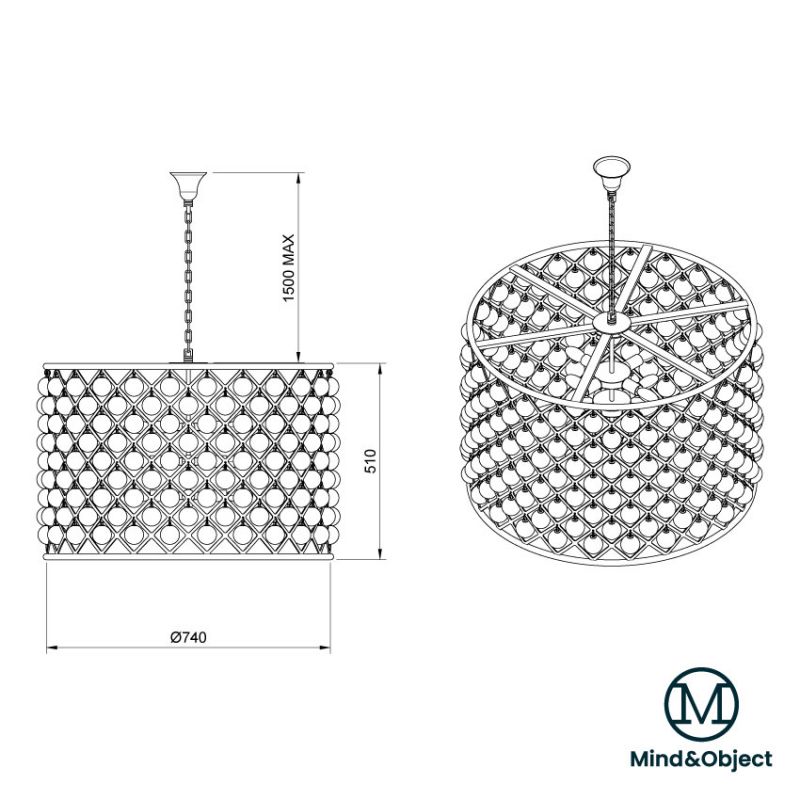 Светильник подвесной Sun-Lumen Magic BD-1606467