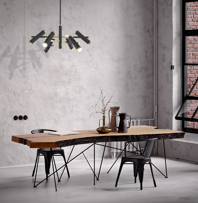 Люстра подвесная Duplex 2324-12P