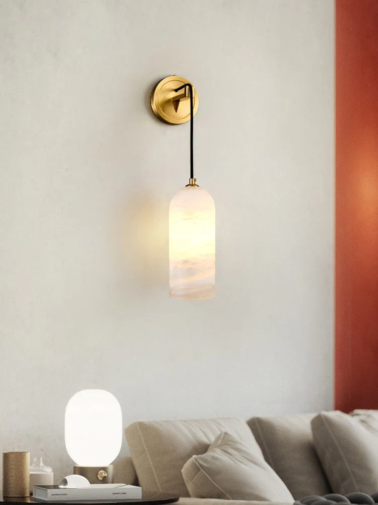 Monty Wall Lamp - ∅ 3.9″ x H 10.2″ / Black & White / Set of 2
