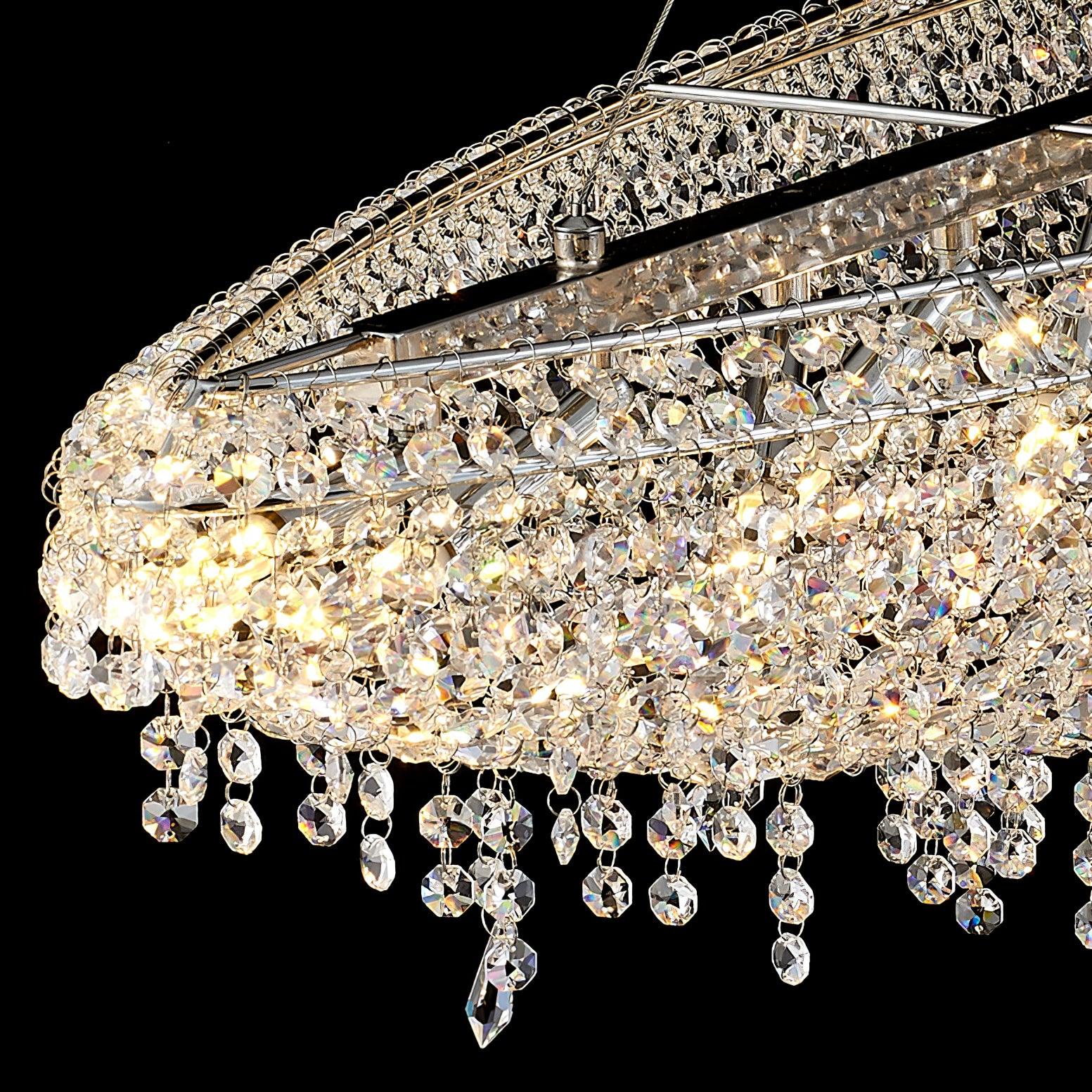 Люстра Boat Crystal - 100см х 30см х 150см