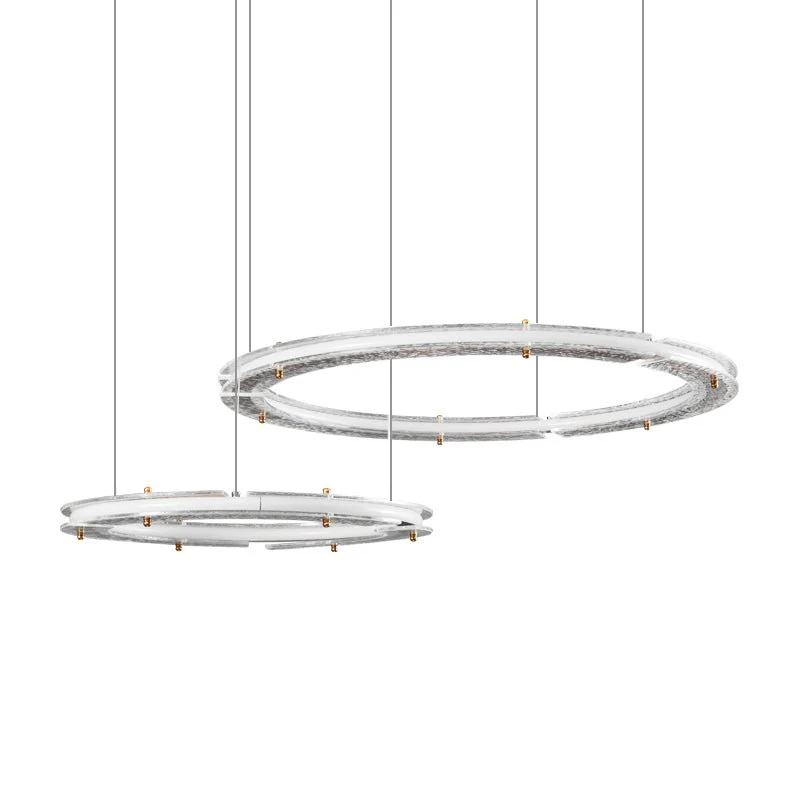 Люстра Celestial Rings - ∅43см х 150см, латунь, 3000-6500К
