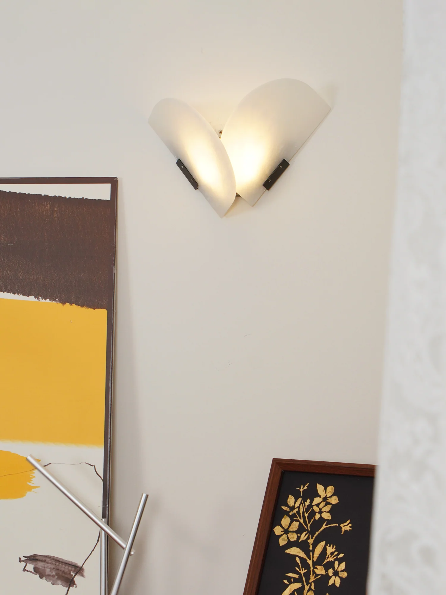 Fly Gaby Wall Lamp - Set of 2 / White & Black