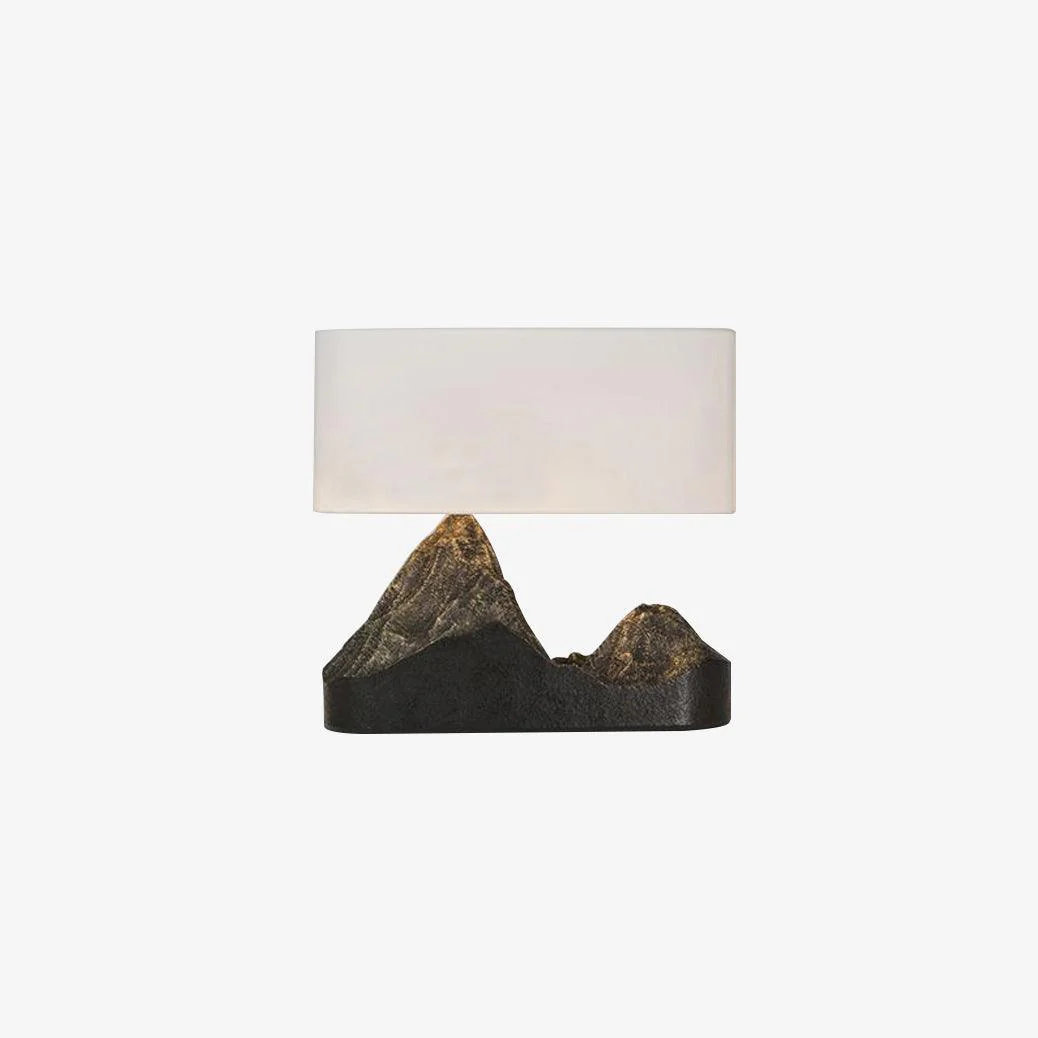 Настольный светильник Landscape - ∅35см x 42см, кофе, белый