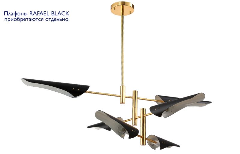 Люстра Crystal Lux RAFAEL SP6 GOLD