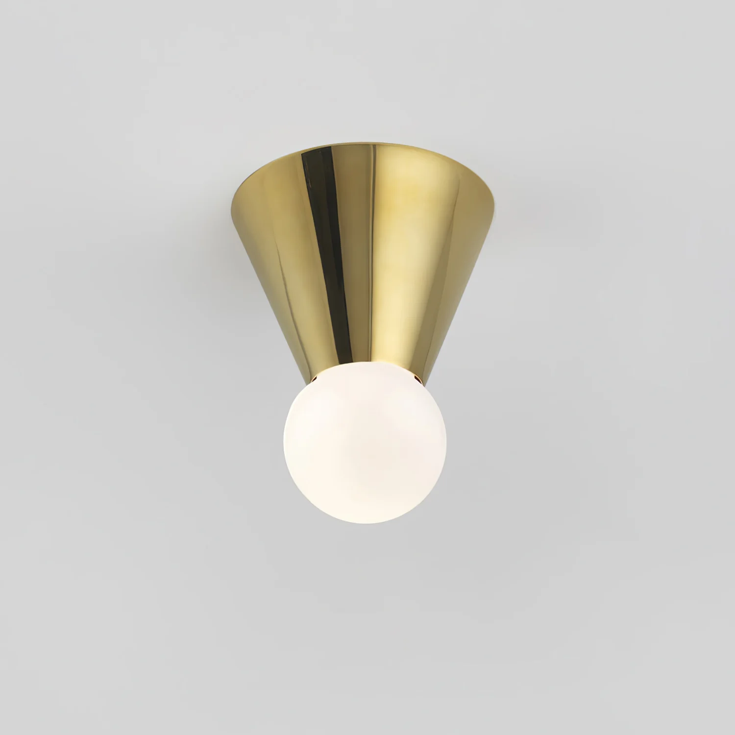 Потолочный светильник Conical - ∅8см x 10см, золотой