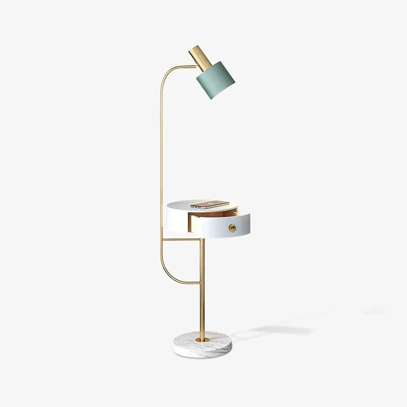 Agueda Floor Lamp - ∅ 11.8″ x H 59″ / Dia 30cm x H 150cm / Black / US plug