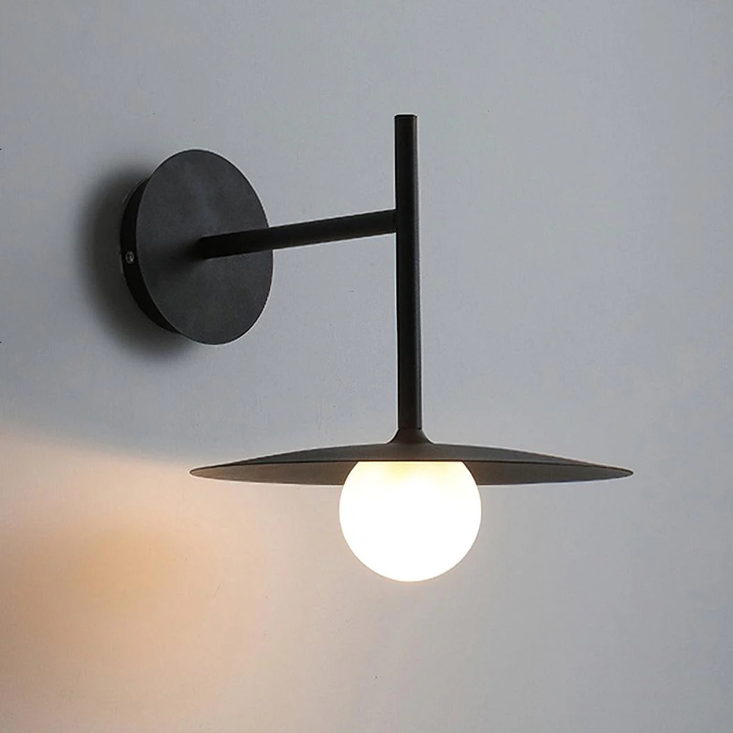 Настенный светильник Gea Iron - ∅25см x 26см, серый