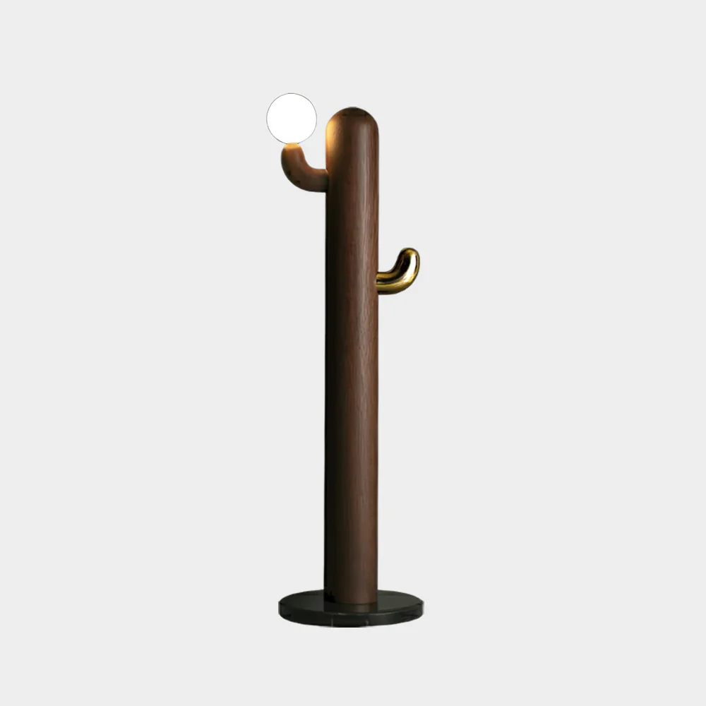 Торшер Cactus Wood - модель B, ∅36см x 127см, дерево
