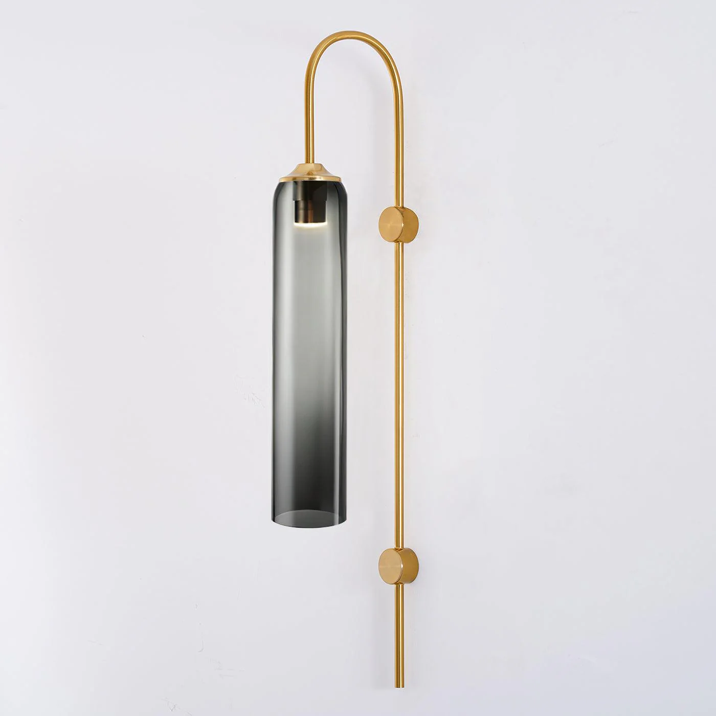 Настенный светильник Modern Glass - 19см x 80см, золотой, прозрачный